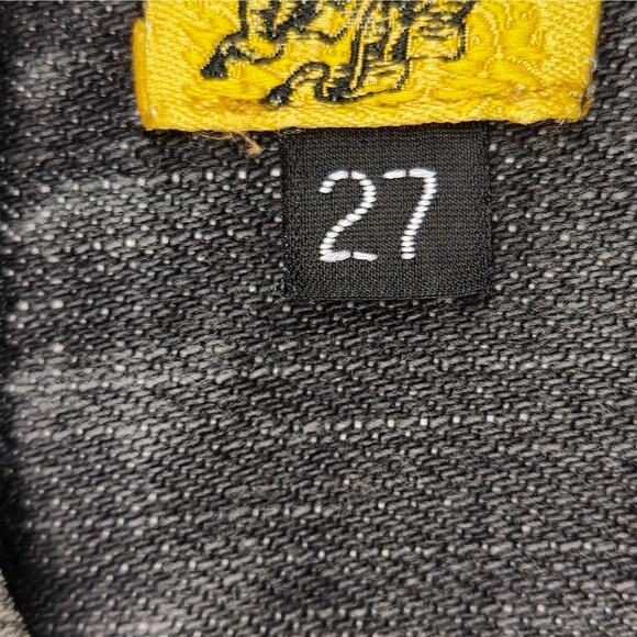 Allen B. by Allen Schwartz Jeans Womens Size 27 Cropped Gray Wash Cuffed Hem - Picture 12 of 16